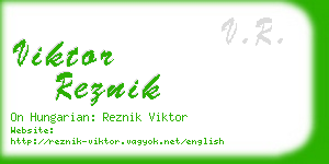 viktor reznik business card